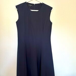Lafayette 148 Navy sleeveless dress